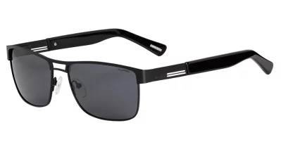 BB Pol Kristof Satin Black Grey Pol 57-16-140 6B M