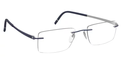 Silhouette Momentum 5529 Silver / Pacific Blue 52 19 140