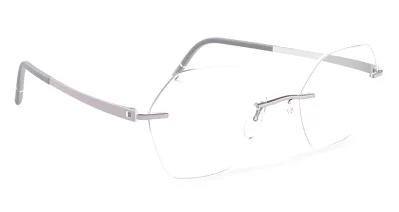 Silhouette Momentum 5529 Lavender / Rhodium 55 17 135