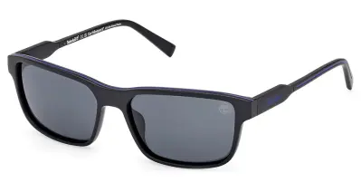 Timberland Sun Matte Black / Smoke Polarized 57-16-145